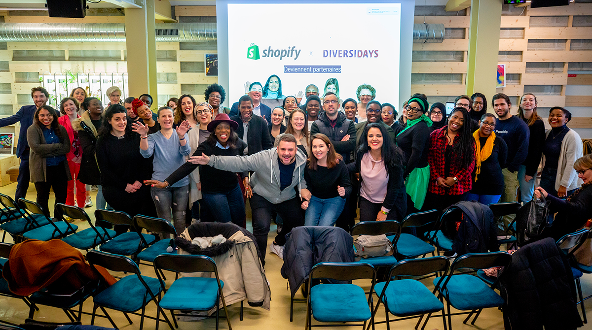 L’ADN : « Shopify s’associe à l’association Diversidays pour le lancement du programme DéClics Numériques »