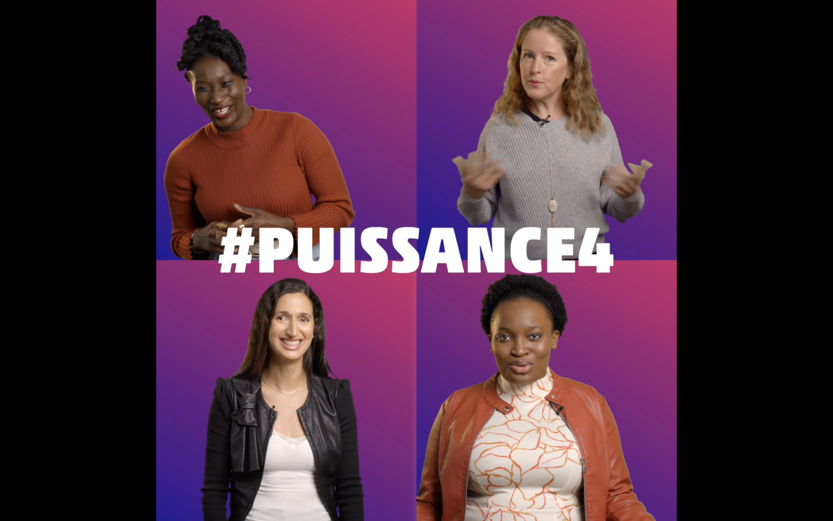 #Puissance4 : Virginie Ehonian, Daniella Tchana, Joanna Kirk, Meriem Amara et le numérique