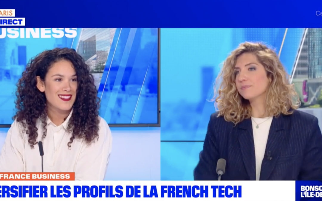 BFM Paris : “Diversifier les profils de la French Tech” avec Damien Combredet-Blassel (Paris 2024) et Chloé Sebagh (Diversidays)