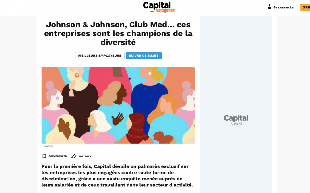 Capital  : Johnson & Johnson, Club Med… ces entreprises sont les champions de la diversité