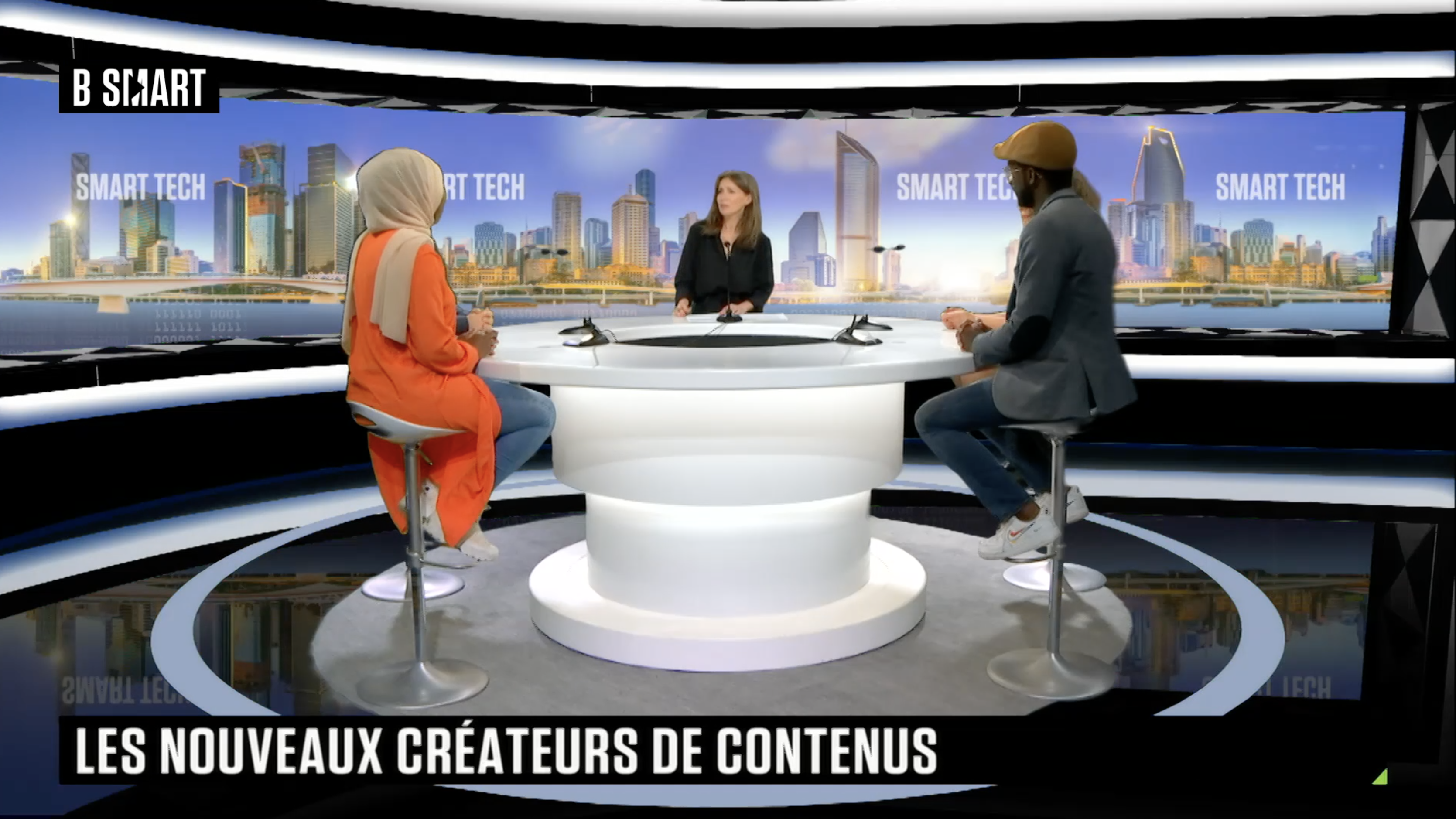 Bsmart reçoit Niarra Diarra Davy Mawete et Chloé Sebagh